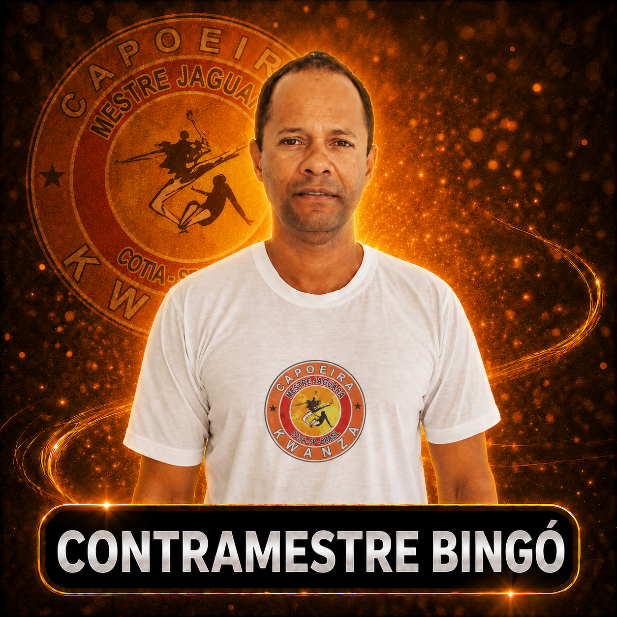 Contramestre Bingó - Arte individual de Contramestre Bingó para o evento.
