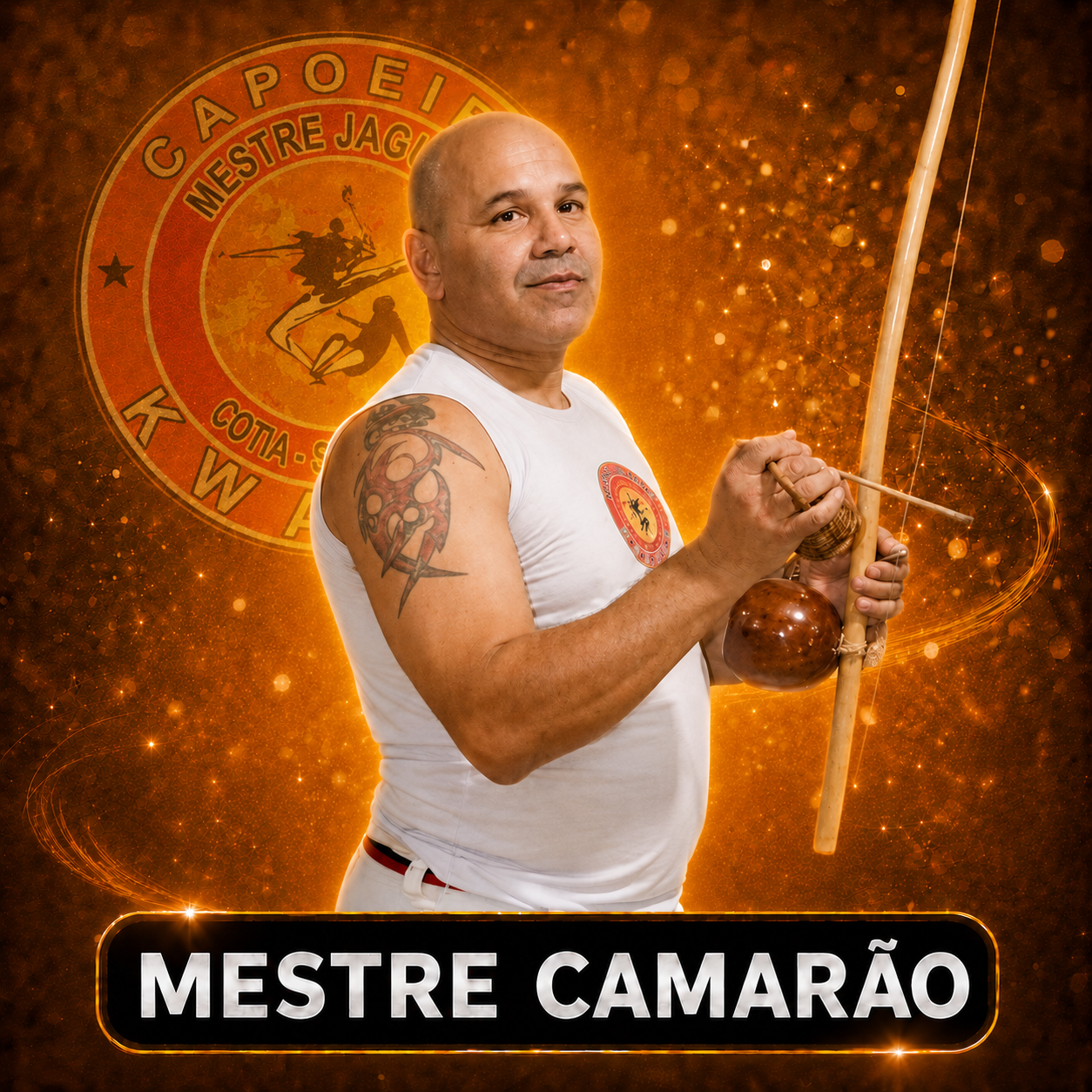 Mestre Camarão - Arte individual de Mestre Camarão para o evento.