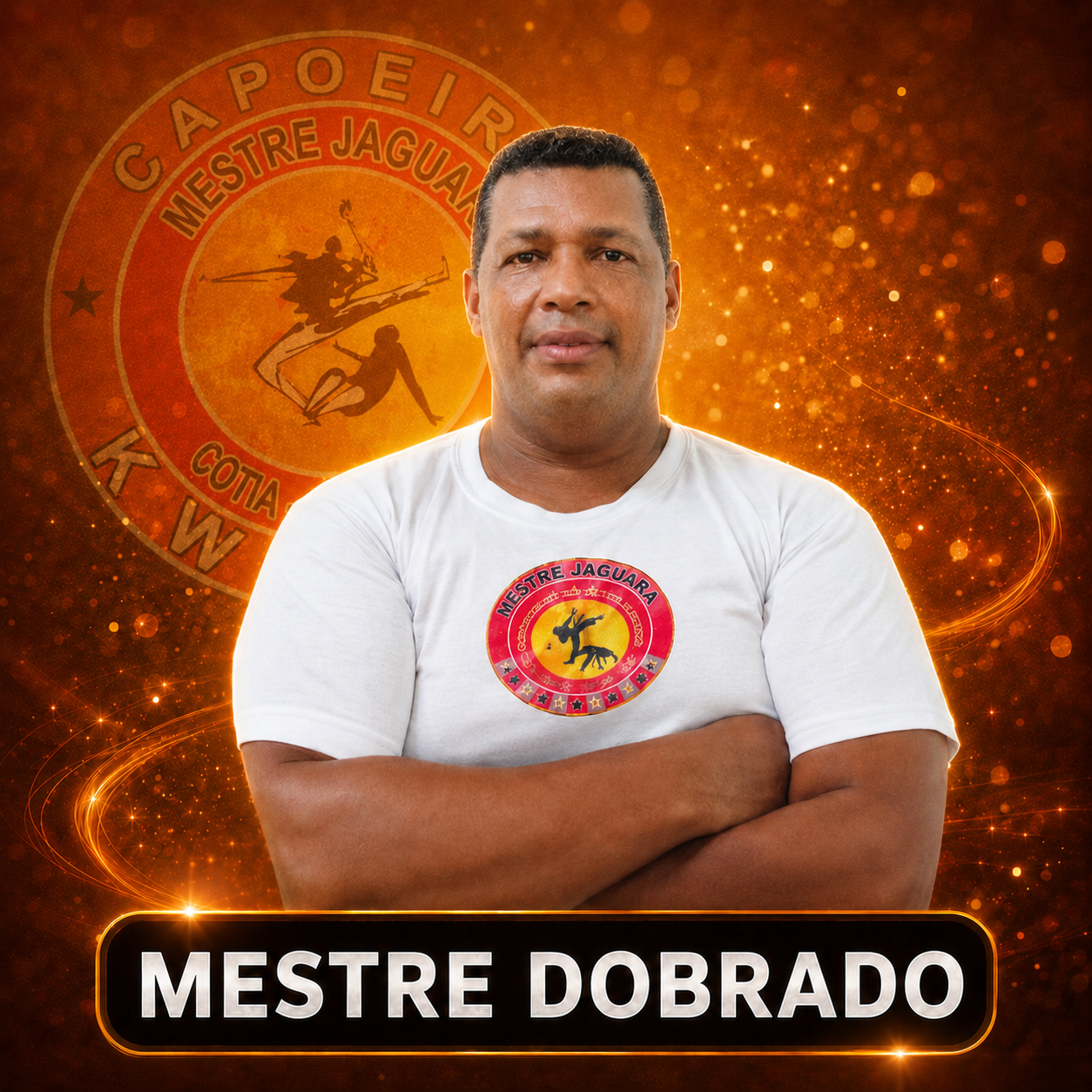Mestre Dobrado - Arte individual de Mestre Dobrado para o evento.