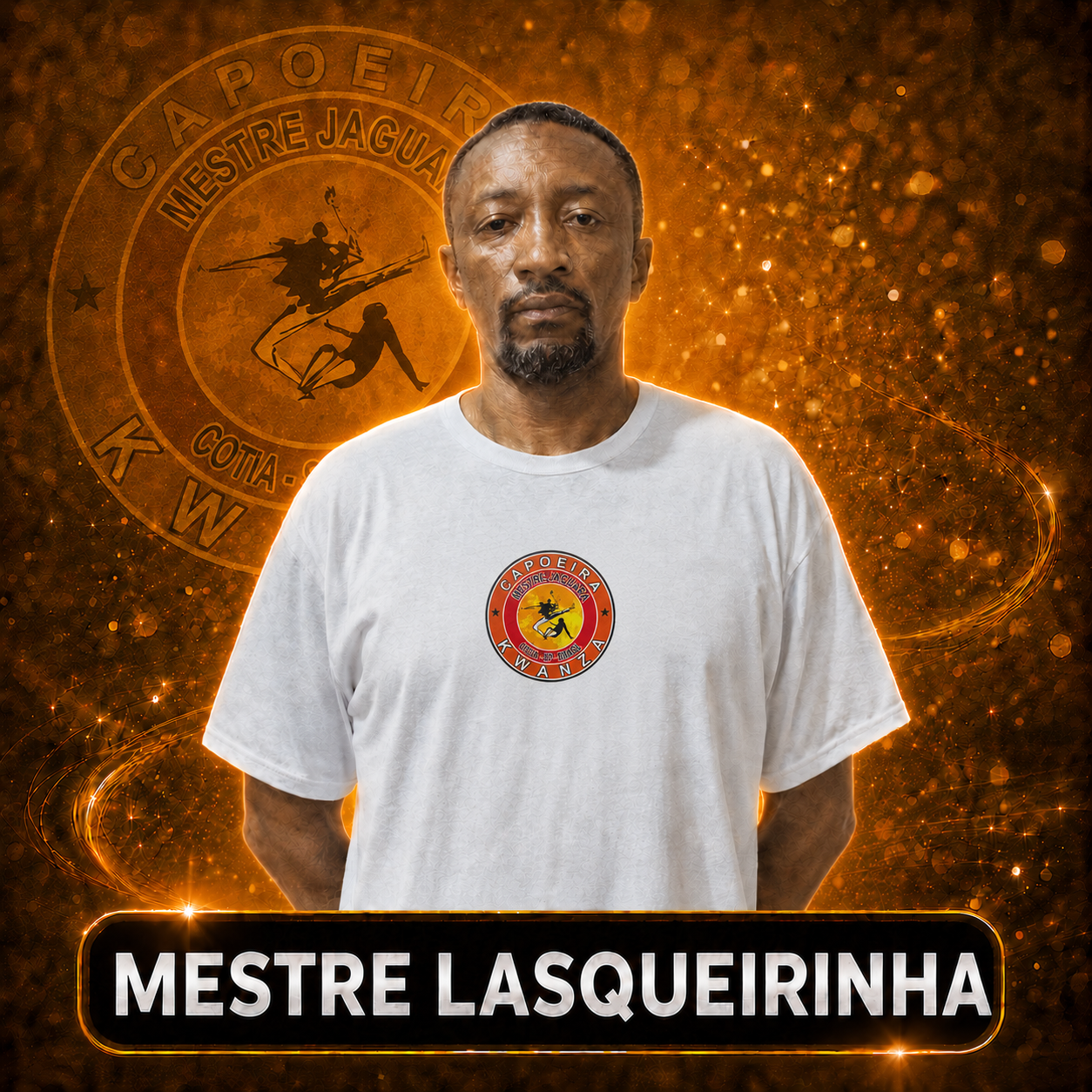 Mestre Lasqueirinha - Arte individual de Mestre Lasqueirinha para o evento.