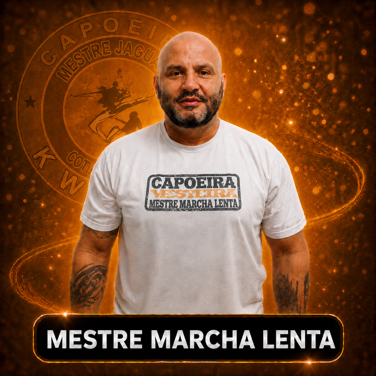 Mestre Marcha Lenta - Arte individual de Mestre Marcha Lenta para o evento.