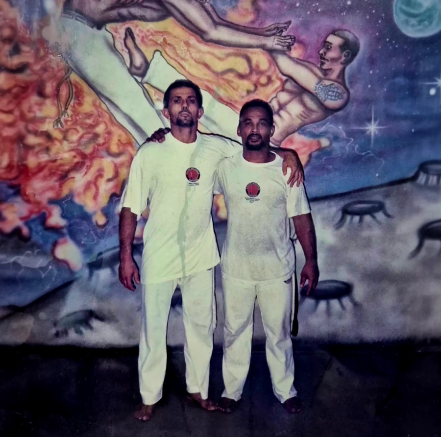 Mestre Burgues e Mestre Jaguara