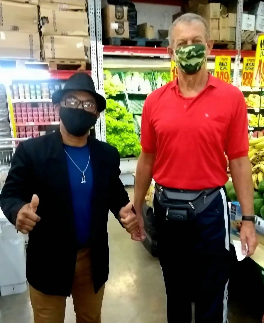 Mestre Jaguara e Mestre Russo