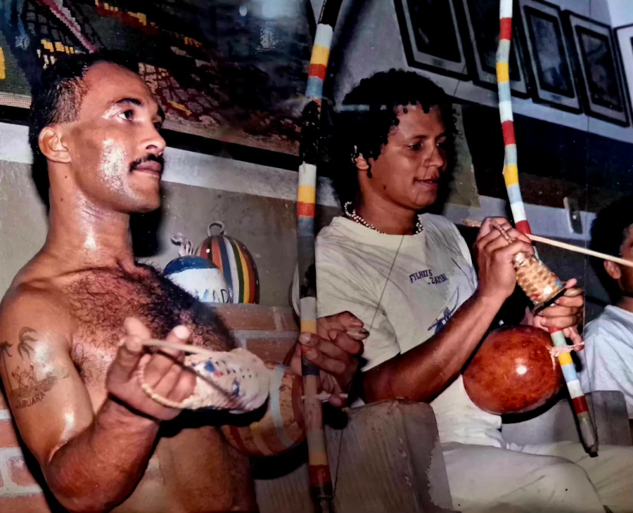 Mestre Jaguara e Mestre Zambi